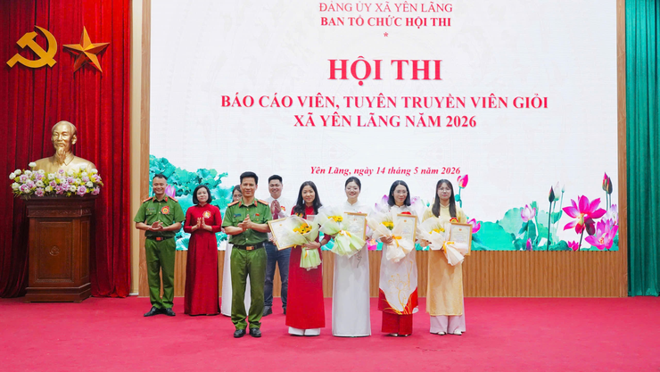 Xã Yên Lãng tổ chức hội thi báo cáo viên tuyên truyền viên giỏi năm 2026- Ảnh 8.