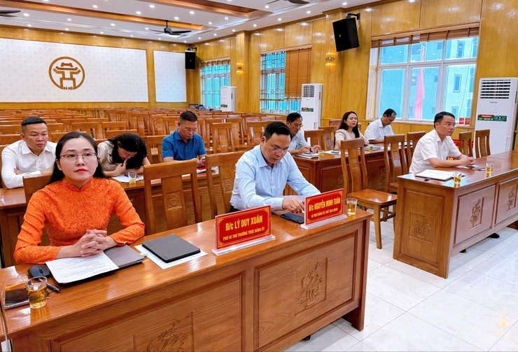 Thường trực HĐND – UBND - Ủy ban MTTQ Việt Nam phường Thanh Liệt ký kết quy chế phối hợp công tác- Ảnh 1.