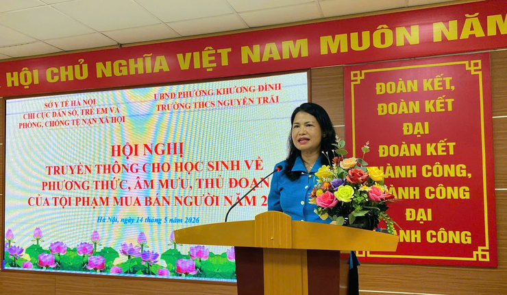 Hà Nội tăng cường truyền thông phòng, chống mua bán người trong trường học- Ảnh 1.