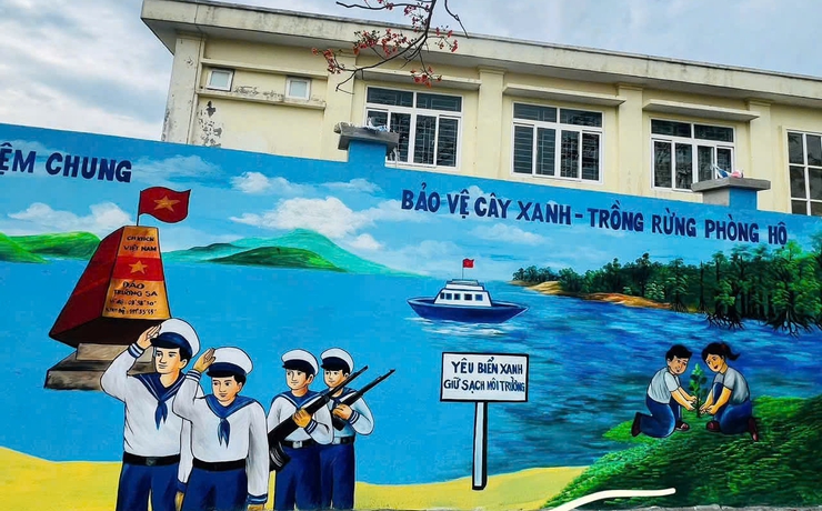 TRƯỜNG TIỂU HỌC HOÀ LÂM GẮN BIỂN CÔNG TRÌNH MĂNG NON “CỔNG TRƯỜNG THÂN THIỆN”- Ảnh 5.