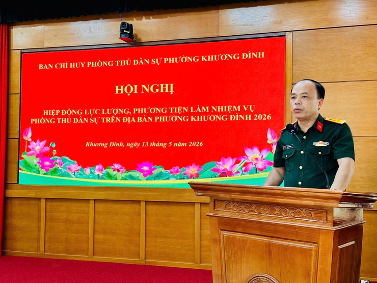 HỘI NGHỊ HIỆP ĐỒNG SỬ DỤNG LỰC LƯỢNG, PHƯƠNG TIỆN LÀM NHIỆM VỤ PHÒNG THỦ DÂN SỰ
- Ảnh 2.