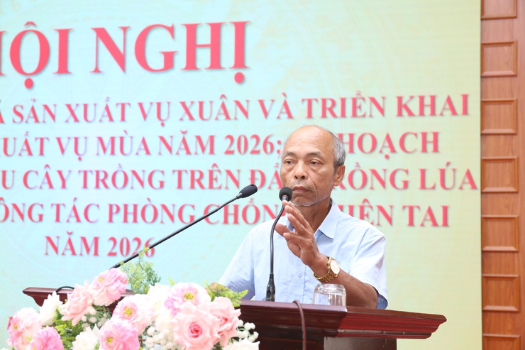 UBND xã Bất Bạt tổ chức hội nghị đánh giá kết quả sản xuất vụ Xuân và Triển khai kế hoạch sản xuất vụ Mùa năm 2026.- Ảnh 8.
