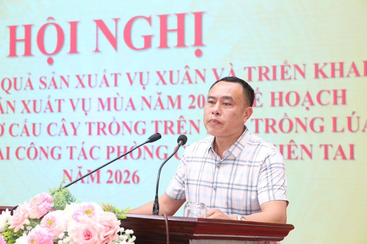 UBND xã Bất Bạt tổ chức hội nghị đánh giá kết quả sản xuất vụ Xuân và Triển khai kế hoạch sản xuất vụ Mùa năm 2026.- Ảnh 9.