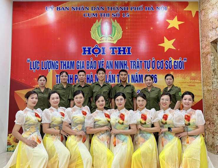 HỘI THI "LỰC LƯỢNG THAM GIA BẢO VỆ AN NINH, TRẬT TỰ Ở CƠ SỞ GIỎI" CỤM THI SỐ 15 - THÀNH PHỐ HÀ NỘI NĂM 2026- Ảnh 5.