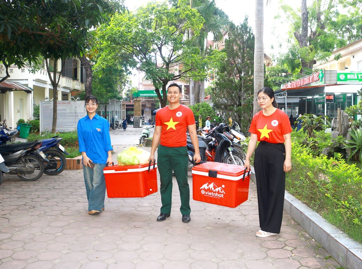 HỘI CHỮ THẬP ĐỎ XÃ MỸ ĐỨC VỚI CHƯƠNG TRÌNH “BỮA SÁNG NHÂN ÁI” ẤM ÁP NGHĨA TÌNH TẠI BỆNH VIỆN ĐA KHOA MỸ ĐỨC- Ảnh 1.