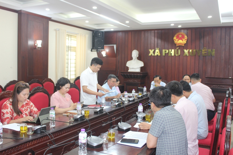 Ban Đại diện Hội đồng quản trị Ngân hàng Chính sách xã hội xã Phú Xuyên họp phiên thứ nhất năm 2026- Ảnh 1.