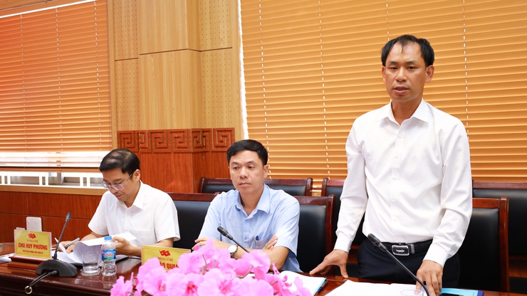 Đoàn giám sát Ủy ban MTTQ Việt Nam thành phố Hà Nội làm việc tại xã Suối Hai về Chương trình mục tiêu quốc gia vùng đồng bào dân tộc thiểu số và miền núi- Ảnh 5.