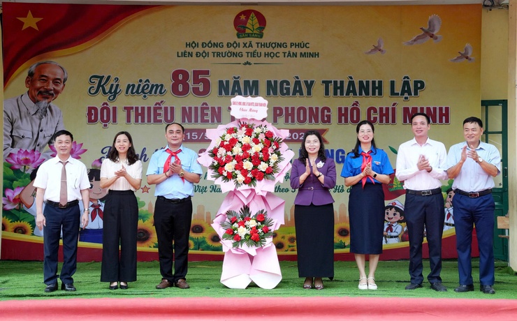 Đoàn Thanh niên – Hội đồng Đội xã Thượng Phúc kỷ niệm 85 năm Ngày thành lập Đội Thiếu niên Tiền phong Hồ Chí Minh- Ảnh 1.