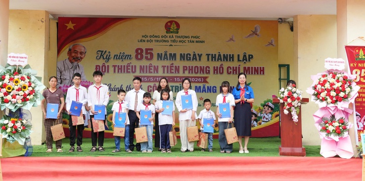 Đoàn Thanh niên – Hội đồng Đội xã Thượng Phúc kỷ niệm 85 năm Ngày thành lập Đội Thiếu niên Tiền phong Hồ Chí Minh- Ảnh 5.