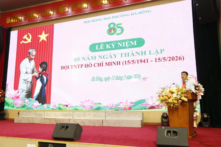 Hội Đồng Đội phường Hà Đông kỷ niệm 85 năm Ngày thành lập Đội TNTP Hồ Chí Minh- Ảnh 3.