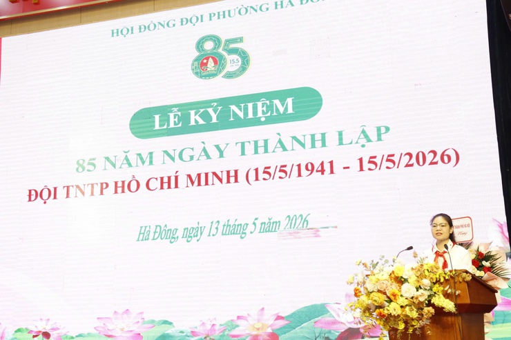Hội Đồng Đội phường Hà Đông kỷ niệm 85 năm Ngày thành lập Đội TNTP Hồ Chí Minh- Ảnh 4.