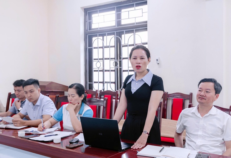Ban Kinh tế - Ngân sách HĐND xã Ứng Thiên khảo sát tiến độ thực hiện 2 dự án trọng điểm trên địa bàn- Ảnh 6.