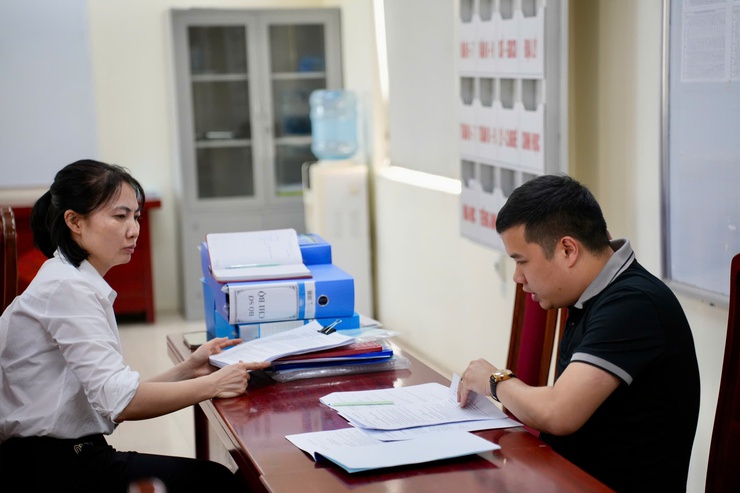 ĐẢNG ỦY XÃ KIM ANH TỔ CHỨC KIỂM TRA CÔNG TÁC ĐẢNG VIÊN TẠI CÁC CHI, ĐẢNG BỘ TRỰC THUỘC- Ảnh 4.