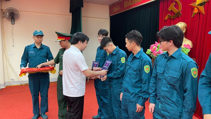 Khai mạc huấn luyện dân quân Cơ động, dân quân tại chỗ năm 2026- Ảnh 6.