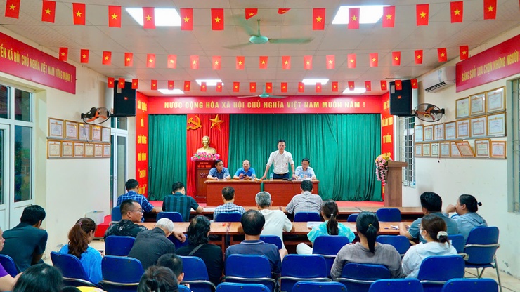 Phường Từ Liêm tổ chức tuyên truyền, vận động các hộ dân thực hiện giải phóng mặt bằng phục vụ dự án Hồ điều hòa Phú Đô

- Ảnh 1.
