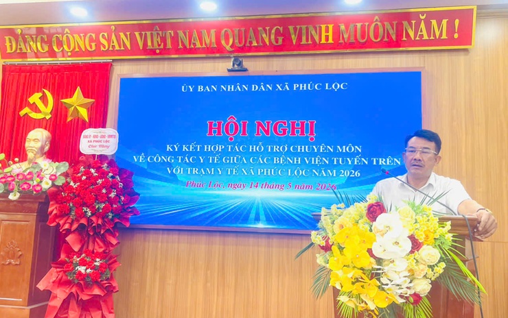 Hội nghị ký kết hợp tác hỗ trợ chuyên môn về công tác y tế giữa Bệnh viện tuyến trên với Trạm Y tế xã Phúc Lộc- Ảnh 4.