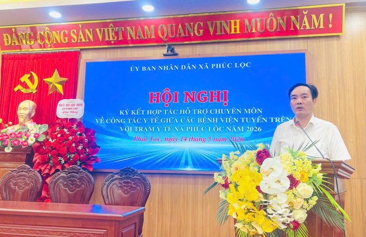 Hội nghị ký kết hợp tác hỗ trợ chuyên môn về công tác y tế giữa Bệnh viện tuyến trên với Trạm Y tế xã Phúc Lộc- Ảnh 2.