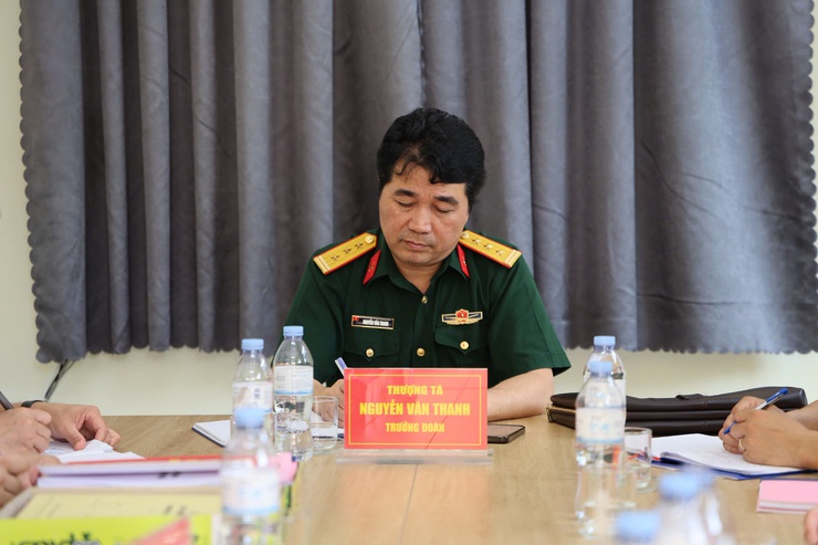 Ban CHPTKV5 - Thanh Oai kiểm tra công tác quân sự, quốc phòng tại xã Tam Hưng- Ảnh 1.