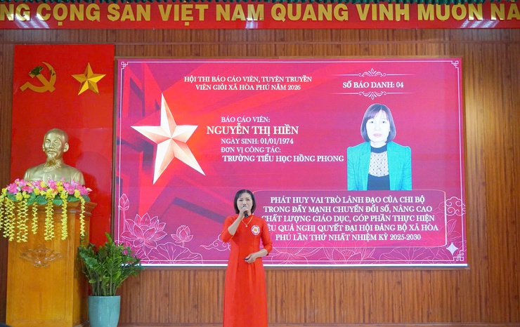 Hội thi báo cáo viên, tuyên truyền viên giỏi xã Hòa Phú: Lan tỏa niềm tin – Khơi dậy khát vọng phát triển- Ảnh 11.
