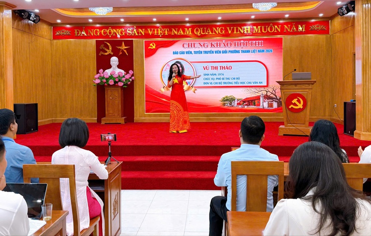 Thanh Liệt: Ấn tượng Chung khảo Hội thi Báo cáo viên, tuyên truyền viên giỏi năm 2026- Ảnh 6.
