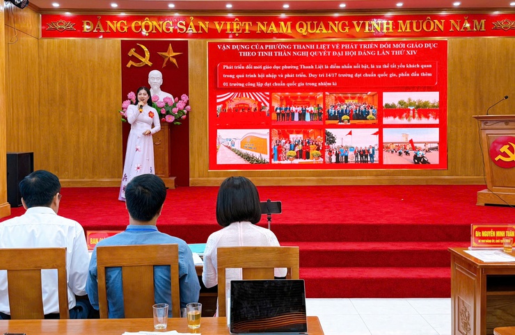 Thanh Liệt: Ấn tượng Chung khảo Hội thi Báo cáo viên, tuyên truyền viên giỏi năm 2026- Ảnh 11.