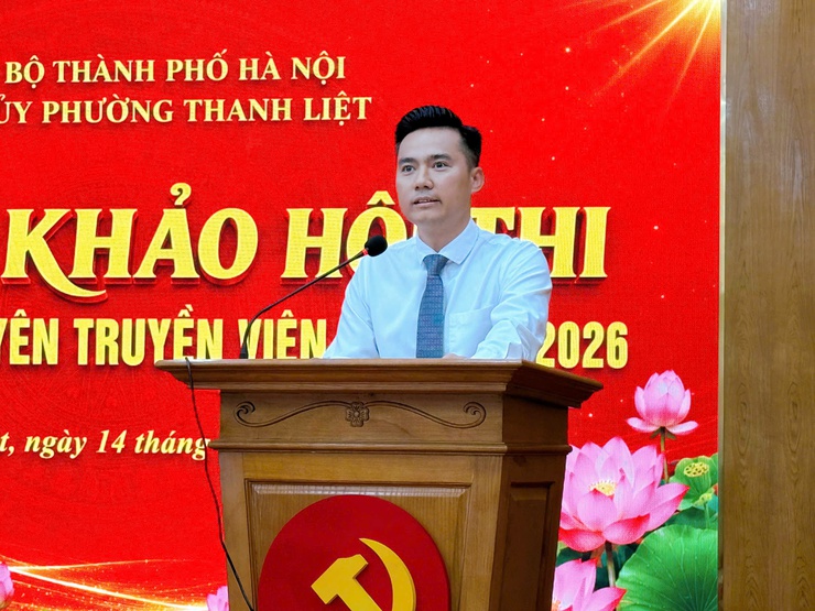 Thanh Liệt: Ấn tượng Chung khảo Hội thi Báo cáo viên, tuyên truyền viên giỏi năm 2026- Ảnh 4.