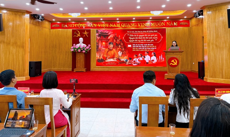 Thanh Liệt: Ấn tượng Chung khảo Hội thi Báo cáo viên, tuyên truyền viên giỏi năm 2026- Ảnh 13.