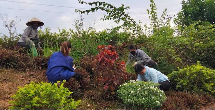 Khí thế thi đua lan tỏa ở thôn Vân Phúc 5 hướng tới kỷ niệm 136 năm Ngày sinh Chủ tịch Hồ Chí Minh và 1 năm thành lập xã Phúc Lộc- Ảnh 1.