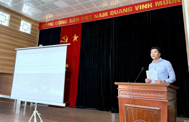 Phường Phú Thượng tổ chức Hội nghị tham vấn cộng đồng về Dự án đầu tư xây dựng Công viên công cộng phường Phú Thượng- Ảnh 2.