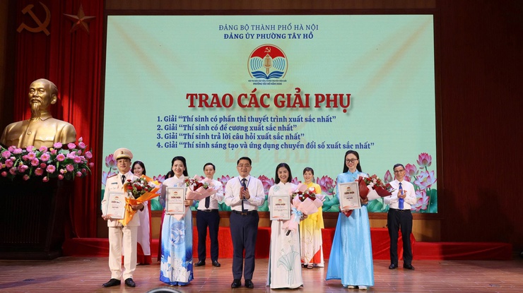 Phường Tây Hồ: Sôi nổi Hội thi Báo cáo viên, tuyên truyền viên giỏi năm 2026- Ảnh 3.