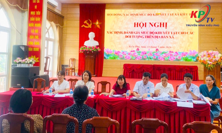 Hội đồng xác định mức độ khuyết tật xã Kiều Phú tổ chức họp thẩm định, xét duyệt đánh giá mức độ khuyết tật cho đối tượng trên địa bàn- Ảnh 1.