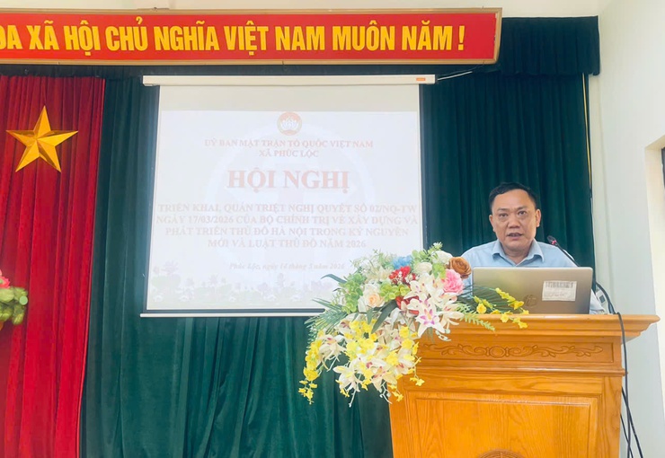 UBMTTQ Việt Nam xã Phúc Lộc tổ chức Hội nghị quán triệt Nghị quyết số 02-NQ/TW và phát động đợt thi đua đặc biệt- Ảnh 5.