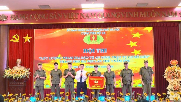 HỘI THI "LỰC LƯỢNG THAM GIA BẢO VỆ AN NINH, TRẬT TỰ Ở CƠ SỞ GIỎI" CỤM THI SỐ 15 - THÀNH PHỐ HÀ NỘI NĂM 2026- Ảnh 7.