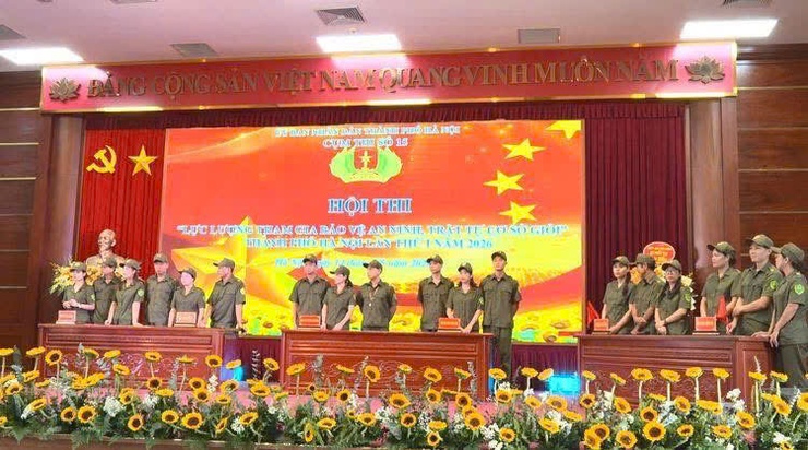 HỘI THI "LỰC LƯỢNG THAM GIA BẢO VỆ AN NINH, TRẬT TỰ Ở CƠ SỞ GIỎI" CỤM THI SỐ 15 - THÀNH PHỐ HÀ NỘI NĂM 2026- Ảnh 6.