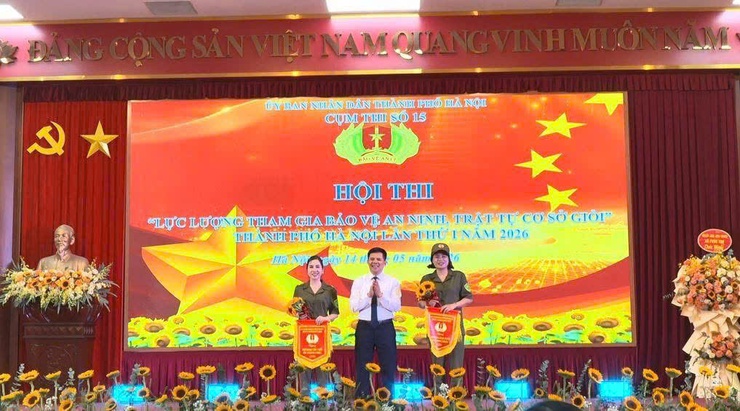 HỘI THI "LỰC LƯỢNG THAM GIA BẢO VỆ AN NINH, TRẬT TỰ Ở CƠ SỞ GIỎI" CỤM THI SỐ 15 - THÀNH PHỐ HÀ NỘI NĂM 2026- Ảnh 9.
