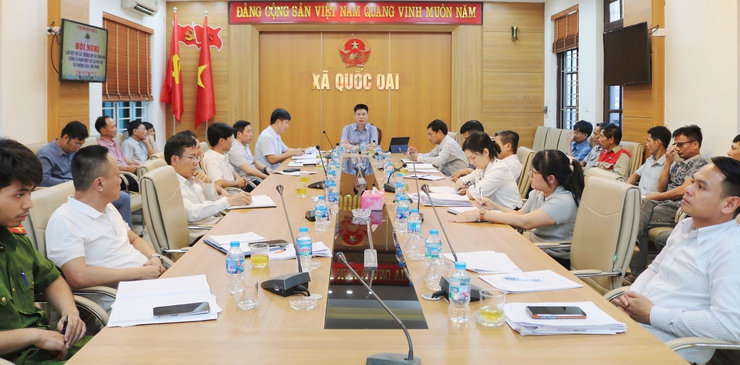 Quốc Oai làm việc với các trường hợp xây dựng nhà xưởng vi phạm pháp luật tại khu vực bãi Phượng Cách, Sơn Trung- Ảnh 1.