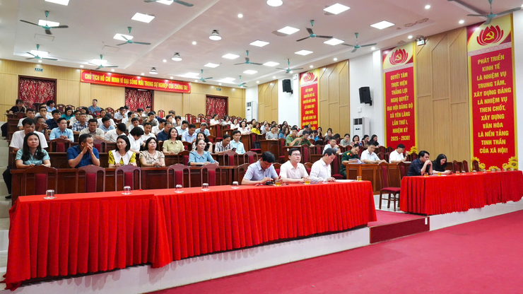 Xã Yên Lãng bồi dưỡng nghiệp vụ, quán triệt nghị quyết về kiểm tra, giám sát cho cán bộ, đảng viên- Ảnh 1.