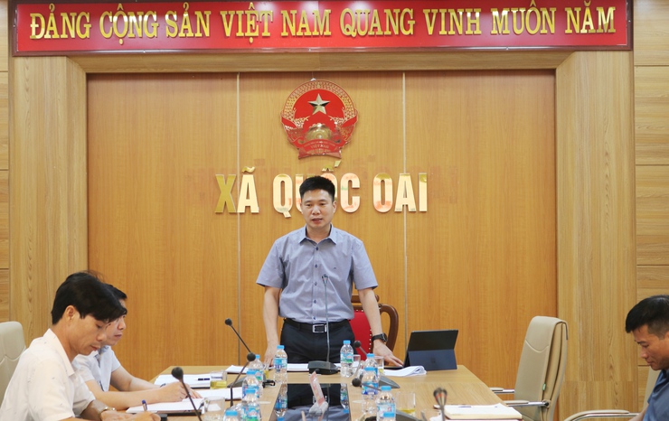 Quốc Oai làm việc với các trường hợp xây dựng nhà xưởng vi phạm pháp luật tại khu vực bãi Phượng Cách, Sơn Trung- Ảnh 10.