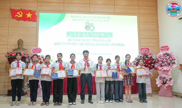XÃ HƯNG ĐẠO TỔ CHỨC LỄ KỶ NIỆM 85 NĂM NGÀY THÀNH LẬP ĐỘI TNTP HỒ CHÍ MINH (15/5/1941 – 15/5/2026)- Ảnh 13.