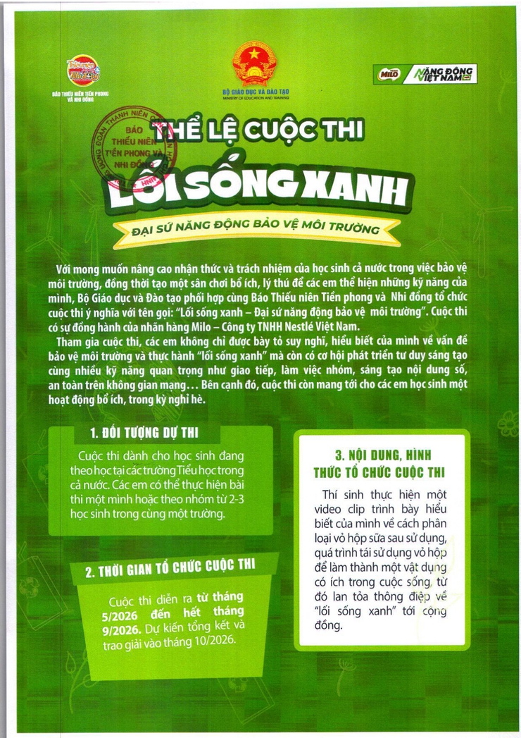 Cuộc thi "Lối sáng xanh" - Sân chơi bổ ích cho học sinh tiểu học- Ảnh 2.