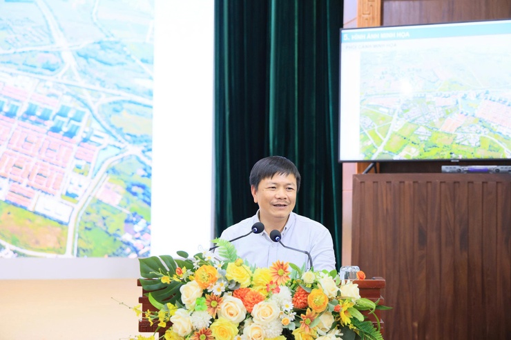 UBND xã Thư Lâm tổ chức hội nghị lấy ý kiến về đồ án Quy hoạch chi tiết tỷ lệ 1/500 Khu đô thị đa mục tiêu- Ảnh 8.