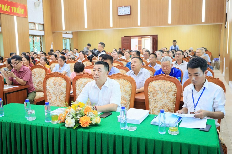 UBND xã Thư Lâm tổ chức hội nghị lấy ý kiến về đồ án Quy hoạch chi tiết tỷ lệ 1/500 Khu đô thị đa mục tiêu- Ảnh 3.