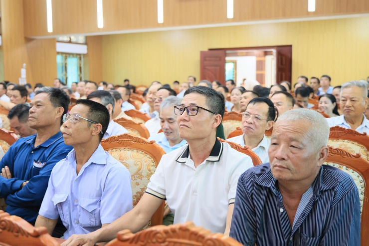 UBND xã Thư Lâm tổ chức hội nghị lấy ý kiến về đồ án Quy hoạch chi tiết tỷ lệ 1/500 Khu đô thị đa mục tiêu- Ảnh 4.