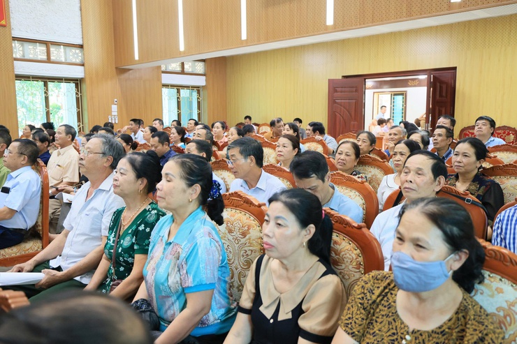 UBND xã Thư Lâm tổ chức hội nghị lấy ý kiến về đồ án Quy hoạch chi tiết tỷ lệ 1/500 Khu đô thị đa mục tiêu- Ảnh 6.