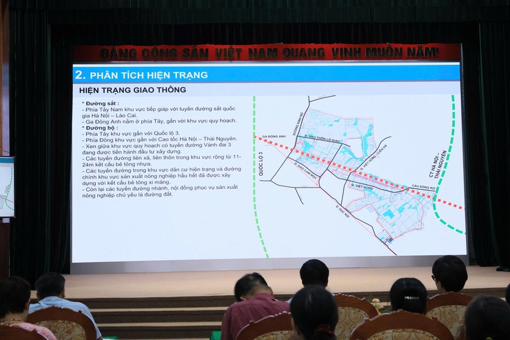 UBND xã Thư Lâm tổ chức hội nghị lấy ý kiến về đồ án Quy hoạch chi tiết tỷ lệ 1/500 Khu đô thị đa mục tiêu- Ảnh 7.