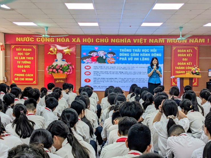 Phường Khương Đình tổ chức hội nghị truyền thông phòng, chống mua bán người cho học sinh năm 2026- Ảnh 3.