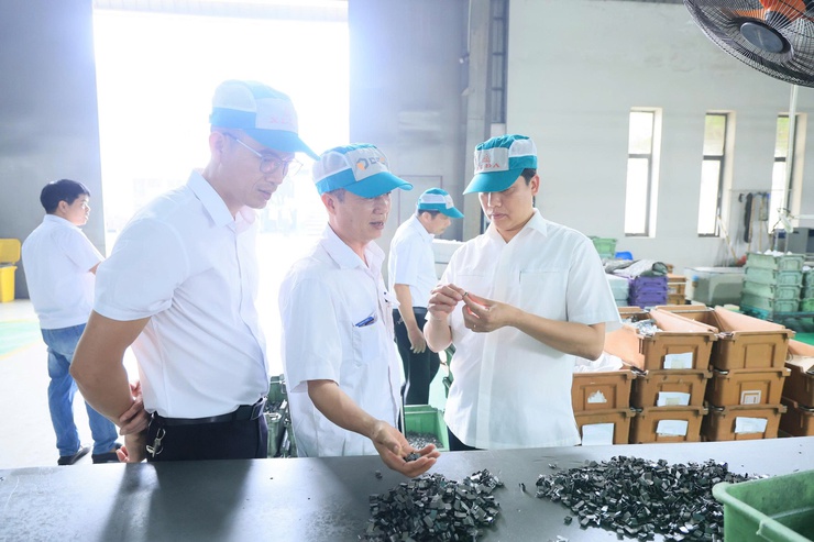 Đoàn kiểm tra số 02 của Đảng ủy xã Thư Lâm kiểm tra việc triển khai thực hiện Nghị quyết Đại hội Đảng các cấp tại Đảng bộ Công ty Cổ phần Xích líp Đông Anh- Ảnh 14.