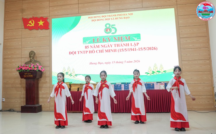 XÃ HƯNG ĐẠO TỔ CHỨC LỄ KỶ NIỆM 85 NĂM NGÀY THÀNH LẬP ĐỘI TNTP HỒ CHÍ MINH (15/5/1941 – 15/5/2026)- Ảnh 5.
