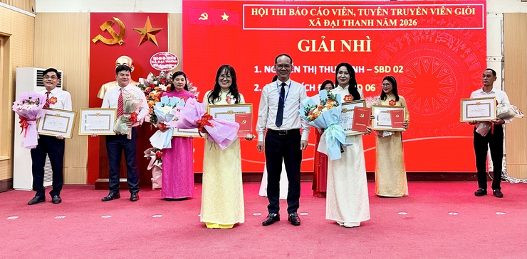 Sôi nổi hội thi "Báo cáo viên tuyên truyền viên giỏi xã Đại Thanh năm 2026", lan tỏa tinh thần Nghị quyết các cấp- Ảnh 12.