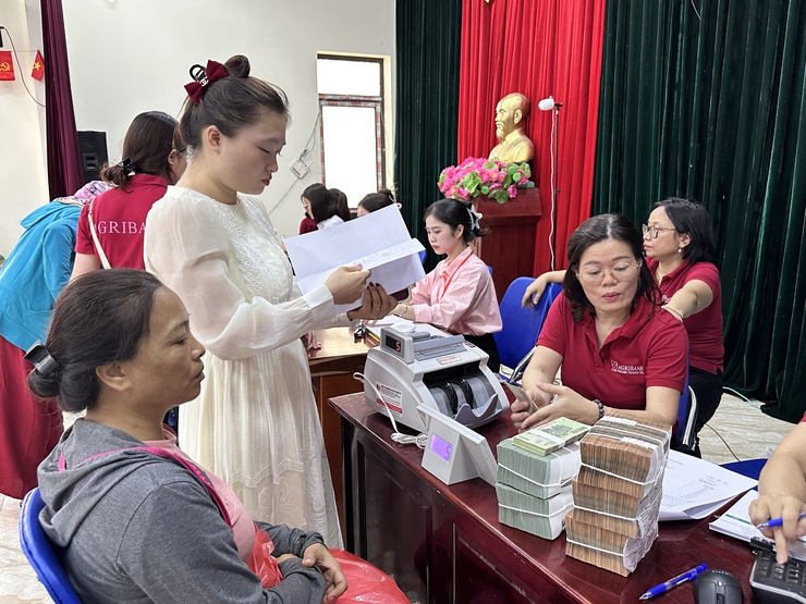 Hội đồng bồi thường GPMB dự án Khu đô thị thể thao Olympic tổ chức chi trả tại thôn Vĩnh Ninh và thôn Tả Thanh Oai.- Ảnh 2.